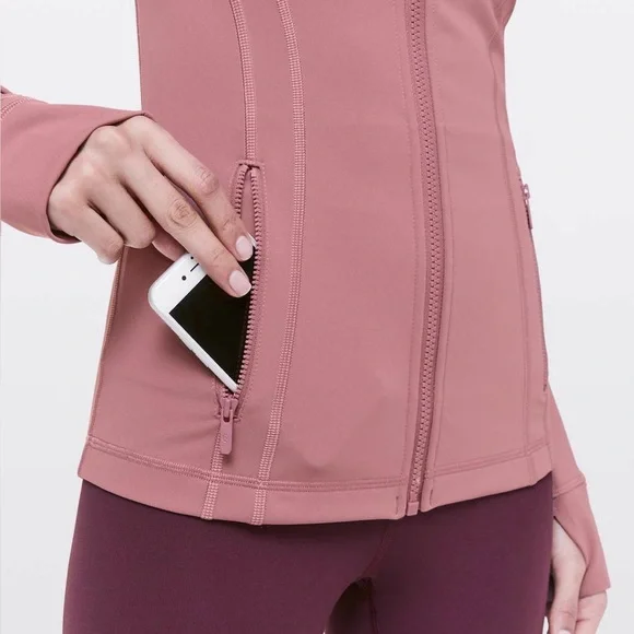 NWOT | LULULEMON DUSTY MAUVE PINK CLAY DEFINE NULU JACKET SIZE 4 - Picture 4 of 10